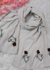 Hand Work Stole, Hijab