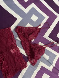 Red Lingerie Set