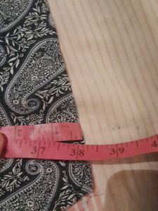 Black and White Paisley Print Shirt, Size-XS