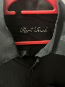 Mens Black Partywear Shirt