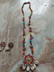 Wooden Hand Crafted Very Beautiful Jewellery Set