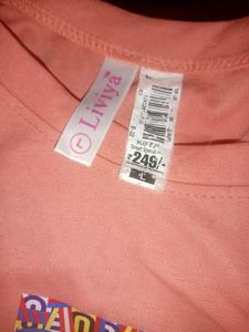 Peach Sao Paulo Graphic Tee 👚