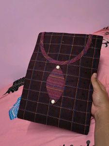 New Maroon Suit Set Semi-Stitched