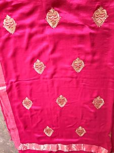 Pink Saree