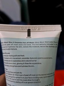 Rice &amp; Ceramide Korean Glass Skin Peel Off Mask