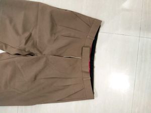 Khaki Straight Pants