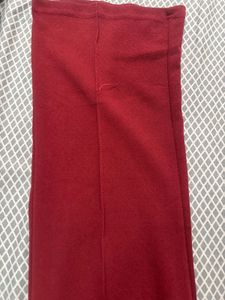 Maroon Casual Pants