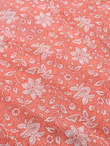 Women Pink Floral Printed Cotton Kurta Set