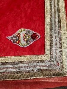 Red Net Heavy Saree