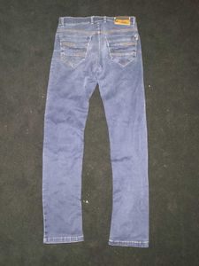 Men&#39;s Blue Cotton blend Jeans