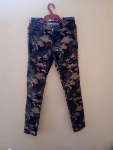 Camouflage Print Pants