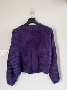 Purple Knit Sweater