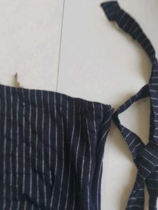 Striped One-Shoulder Top
