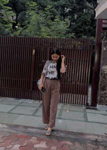 Stylish korean Wide Leg formal Trouser pants