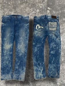 Evisu Unique Denim Jeans- Waist 32-34