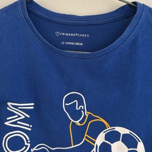 Blue Soccer Champ Tee