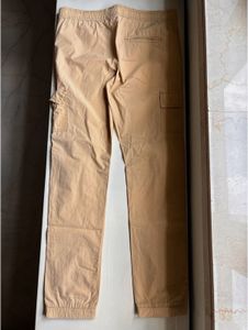 Beige Cargo Joggers