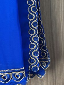 Copper Sulphate Blue Duppatta