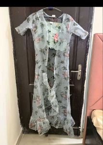 Floral Set Top Palazzo Jacket