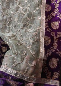 Dress With Thread Work Dupatta