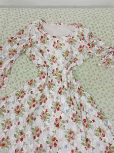 Floral Lace Midi Dress