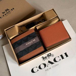 Coach Boxed 3-in-1 Wallet Gift Set in signature wi