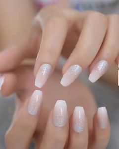 Reusable Ombre Press-On Nails – Glazed Glitter