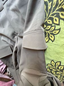 Brown cargo trousers