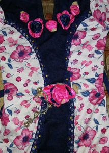 Floral Print Kurta