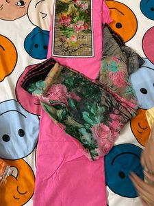 Put Offeer new unstiched cotton suit with dupatta