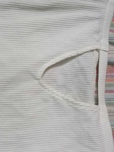 White Flutter Sleeve Top