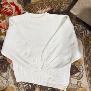 White Knit Sweater