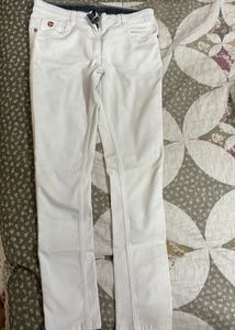 Denim White Party Jeans