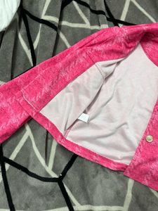 Pink Houndstooth Jacket