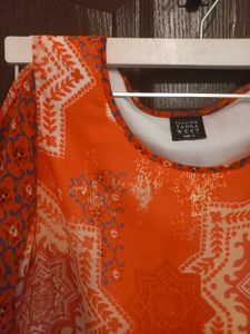 Cold Shoulder Top With Tassle Details