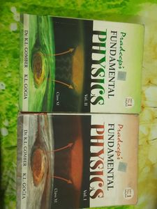 Pradeep Physics Class 11 Both Volume.