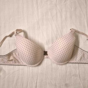 Cute Polka Dot Pink Bra