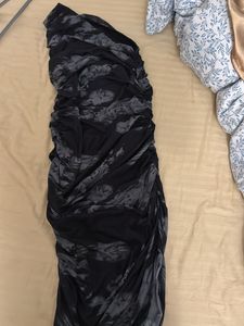 One Shoulder Rugged Bodycon Dress