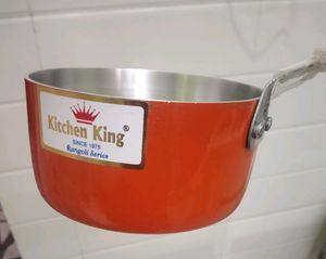 🆕 Mini Sauce Pan With Orange Coating