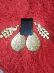 Light Weight Peacock Artificial Earrings
