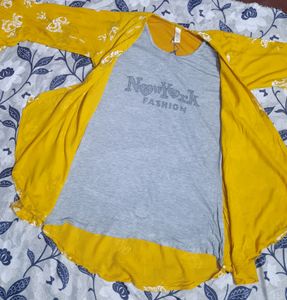 Diya Womens Yellow Stylish Top