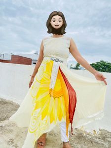 White &amp; Yellow One Pices