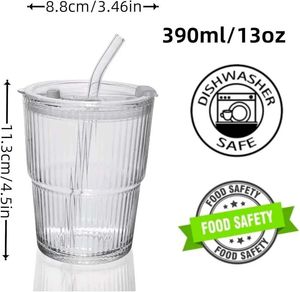 Ribbed Glass Tumbler