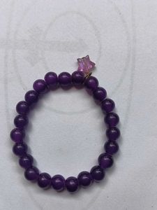 Purple Beaded Bracelet