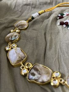 Pearl &amp; Gold Accent Necklace