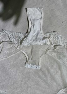 White Lace Bodysuit