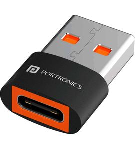 Potronics Type C Female to USB Male OTG