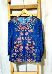 Floral Print Top Size-42-44