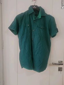 Green Cargo Shirt