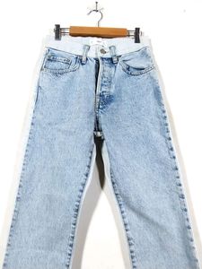 MC.CB.39 MNG Mid Rise 2 Tone Button Fly Jeans